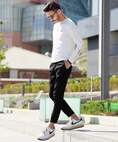 jiggys shop(ジギーズショップ)の「ストレッチツイル テーパードスキニー ジョガーパンツ(その他パンツ・メンズ・ベージュ/ホワイト/ネイビー/カーキ/ブラック・X-LARGE/MEDIUM/SMALL/LARGE)」の9枚目の写真
