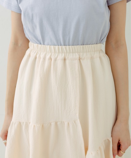 OLIVE des OLIVE（オリーブデオリーブ）の「ランダムティアードスカート（スカート・レディース・オフホワイト/アイボリー・FREE）」の19枚目の写真
