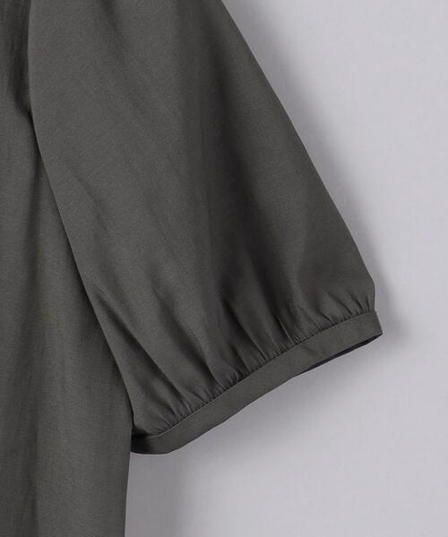 UNITED ARROWS（ユナイテッドアローズ）の「TA/P/C フロントフリル ショートスリーブ ブラウス（シャツ/ブラウス・レディース・ライトブルー/オフホワイト/ダークグレー・FREE）」の22枚目の写真