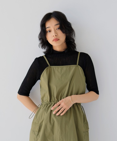 hellam（へラム）の「五分袖ラメニットプルオーバー（その他トップス・レディース・ブラック/グレー/ベージュ系その他/モカ・FREE）」の12枚目の写真