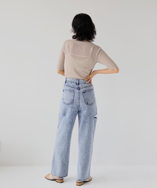 hellam（へラム）の「五分袖ラメニットプルオーバー（その他トップス・レディース・ブラック/グレー/ベージュ系その他/モカ・FREE）」の13枚目の写真