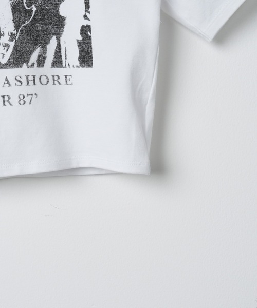 WEGO（ウィゴー）の「WEGO/フォトプリントちびT（Tシャツ/カットソー・レディース・ブラック/ホワイト・FREE）」の15枚目の写真