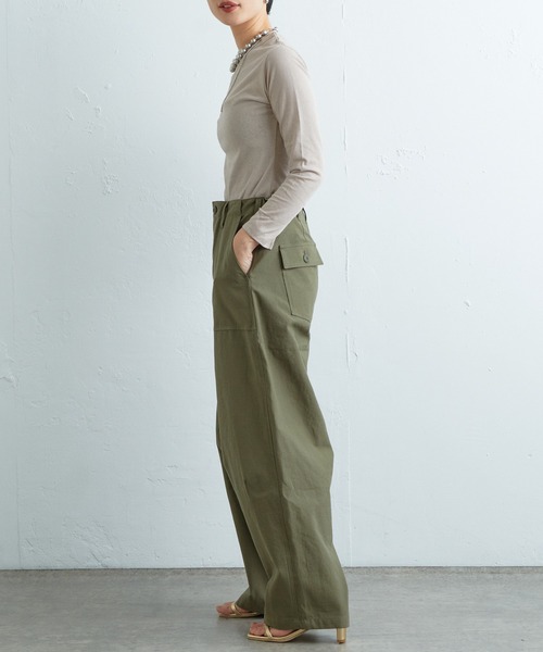 SHENERY（シーナリー）の「シンプルロンTee（Tシャツ/カットソー・レディース・ベージュ/オフホワイト/ブルー/ブラック・FREE）」の7枚目の写真