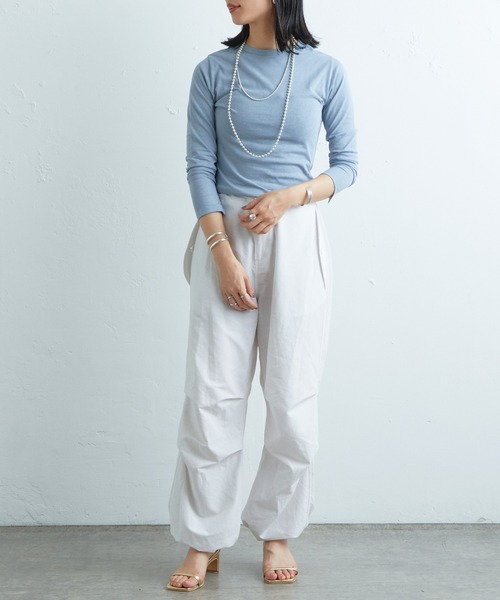 SHENERY（シーナリー）の「シンプルロンTee（Tシャツ/カットソー・レディース・ベージュ/オフホワイト/ブルー/ブラック・FREE）」の20枚目の写真