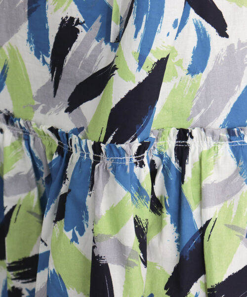 fredy emue(フレディエミュ)の「ブラッシュプリントワンピース(ワンピース・レディース・ブルー系その他/ホワイト系その他・38/36)」の16枚目の写真