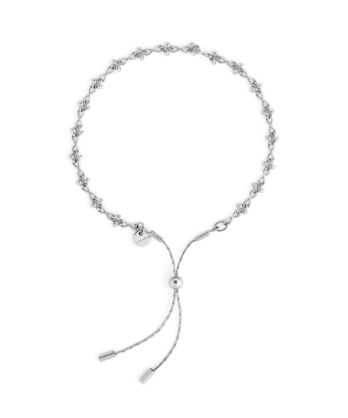 ANEMONE（アネモネ）の「ループタイチェーンブレスレット（ブレスレット・レディース・シルバー/ゴールド・FREE）」の3枚目の写真