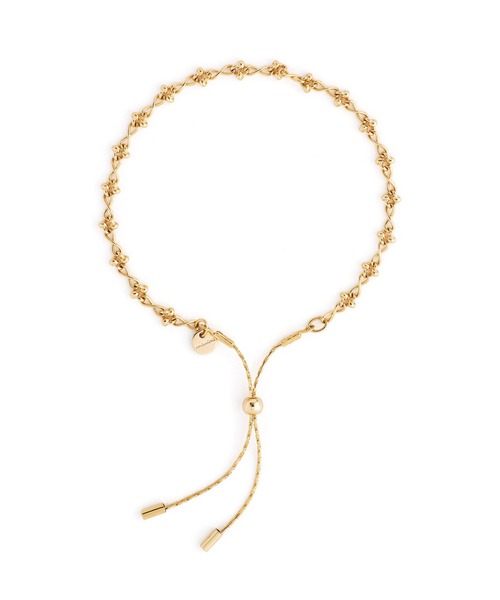 ANEMONE（アネモネ）の「ループタイチェーンブレスレット（ブレスレット・レディース・シルバー/ゴールド・FREE）」の4枚目の写真