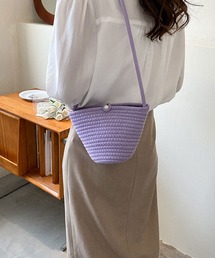 編み込みミニショルダーバッグ