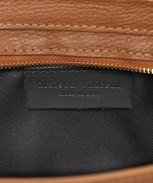 FRAMeWORK(フレームワーク)の「≪追加≫【Maison Vincent/メゾン ヴァンサン】別注RECTANGLE バッグ2(ショルダーバッグ・レディース・ブラック/キャメル・FREE)」の15枚目の写真