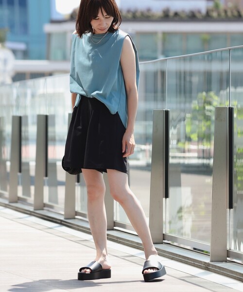 B:MING by BEAMS(ビーミングバイビームス)の「B:MING by BEAMS / ランド アンド ウォーター ハーフ パンツ(その他パンツ・レディース・オリーブ/ブラック・SMALL/MEDIUM)」の4枚目の写真