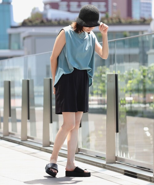 B:MING by BEAMS(ビーミングバイビームス)の「B:MING by BEAMS / ランド アンド ウォーター ハーフ パンツ(その他パンツ・レディース・オリーブ/ブラック・SMALL/MEDIUM)」の9枚目の写真