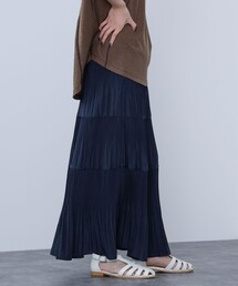 ケシプリーツ ティアードスカート