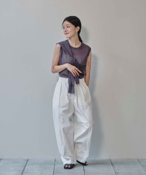 セール】Cotton Gather Pants（その他パンツ）｜TODAYFUL