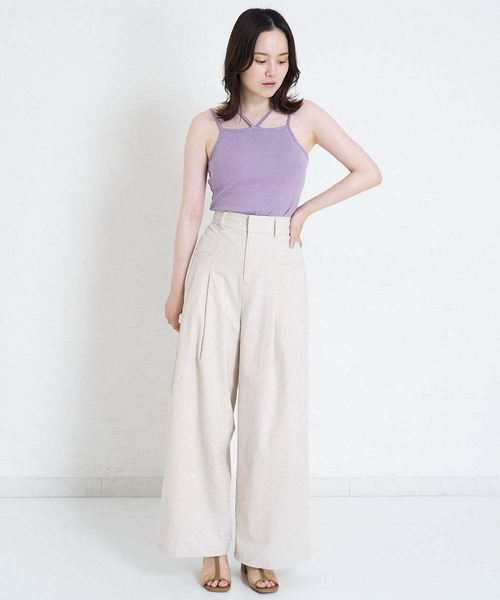 A de a.v.v（アードアー・ヴェ・ヴェ）の「テレコキャミ（Tシャツ/カットソー・レディース・ブラック/イエロー/パープル・39）」の15枚目の写真