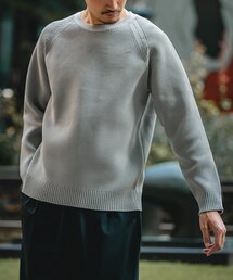 EDIFICE | スポンディッシュ リブクルーネックニット(ニット/セーター)