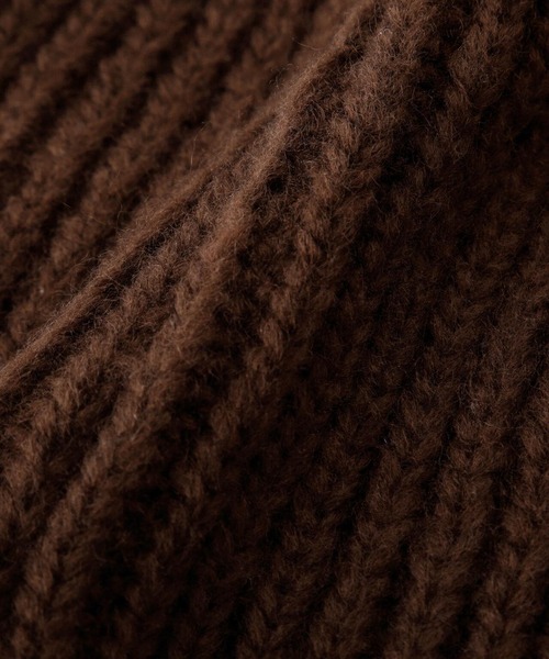 AVIREX(アヴィレックス)の「《直営店限定》KNIT FLIGHT CAP/ ニットフライトキャップ(ニットキャップ/ビーニー・レディース・ブラウン/アイボリー・FREE)」の18枚目の写真
