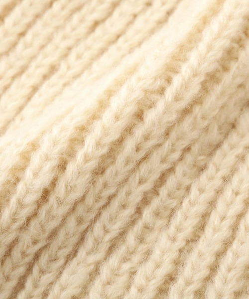 AVIREX(アヴィレックス)の「《直営店限定》KNIT FLIGHT CAP/ ニットフライトキャップ(ニットキャップ/ビーニー・レディース・ブラウン/アイボリー・FREE)」の21枚目の写真