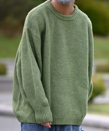 anown | バルーンスリーブメランジニット【れお×anown限定コラボ】(ニット/セーター)