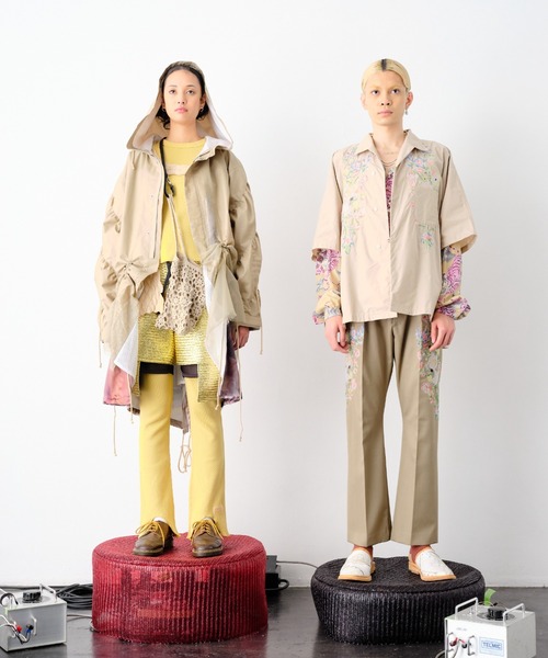 SEVESKIG（セヴシグ）の「SEVESKIG/セブシグ/Unconventional Classic Flower S/SL Shirt（シャツ/ブラウス・メンズ・ブラック/ベージュ・SMALL/MEDIUM/LARGE/X-LARGE）」の6枚目の写真