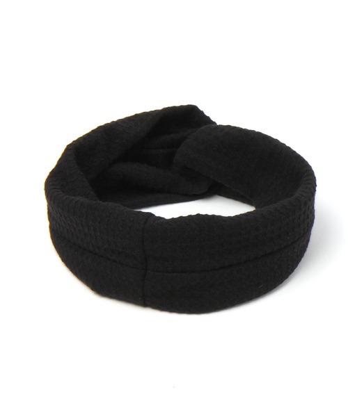 studio CLIP（スタディオクリップ）の「ねじりヘアターバン（ヘアバンド・レディース・チャコール/ベージュ・FREE）」の5枚目の写真