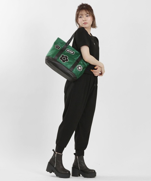 MARY QUANT（マリークワント）の「ワッペンポイントシャイニー トート