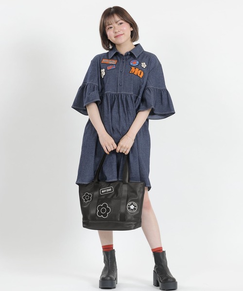 MARY QUANT（マリークワント）の「ワッペンポイントシャイニー トート