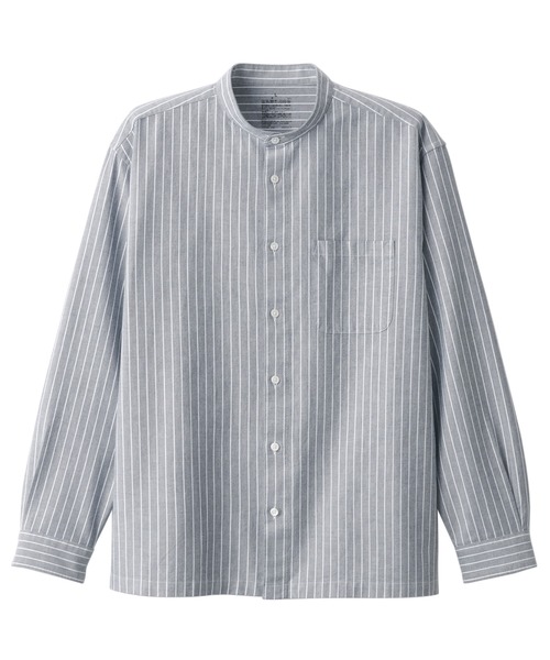 セレクトショップ SHIPS UNIQLO 無印良品 シャツ6枚セット 紳士 洗いざらしオックススタンドカラー長袖シャツ | 無印良品