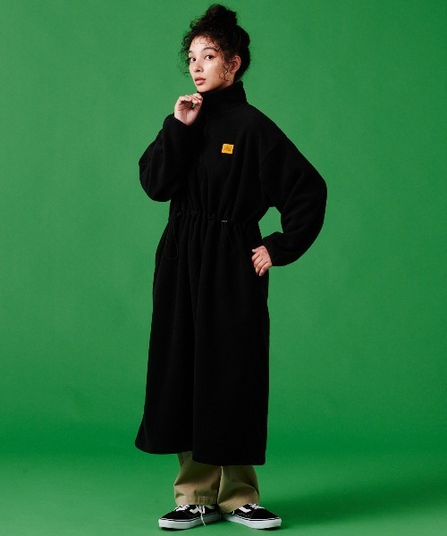 KELTY（ケルティ）の「80s Fleece Long Half Zip/フリースワンピース