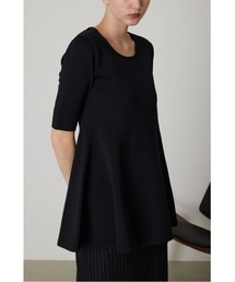 RIM.ARK | Neck line 2way flare knit (ニット/セーター)