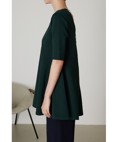 美品 RIM.ARK Neck line 2way flare knit Neck line 2way flare knit(505472008) | リムアーク(RIM.ARK