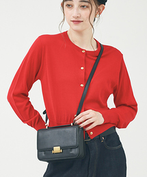 Rouge vif | カラーニットカーディガン(カーディガン/ボレロ)