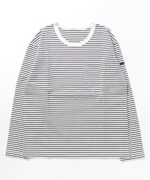 Grand PARK | 日本製デラヴェ天竺ロングスリーブボーダーＴシャツ(Tシャツ/カットソー)