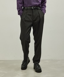 JUNRED | ウーリーカチオンスリムパンツ(スラックス)