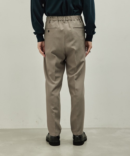 JUNRED(ジュンレッド)の「ウーリーカチオンスリムパンツ(スラックス・メンズ・ブラック/ベージュ/ダークグリーン・L/LL/M/S)」の20枚目の写真