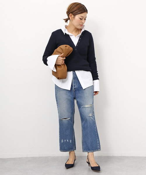 新品未使用 Deuxieme Classe COTTON HENRY Tシャツ COTTON HENRY Tシャツ（Tシャツ／カットソー）｜Deuxieme Classe