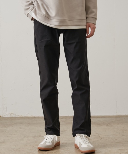 【BLUE STANDARD/ブルースタンダード】極ストレッチ スーパーストレッチ スリムテーパード トラウザー 美脚パンツ ビジカジ(その他パンツ)|Blue Standard (ブルースタンダード)