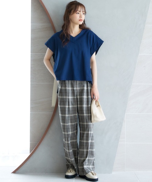 miclat（ミクラ）の「大きいサイズ　タックワイドパンツ　miclat（その他パンツ・レディース・ブラウン系/ブラック・3L/LL/5L/4L/L）」の18枚目の写真