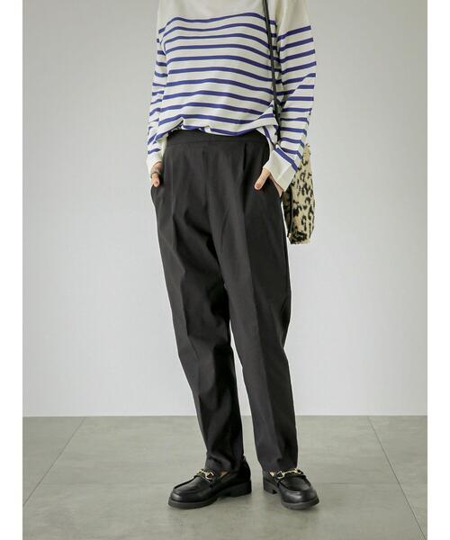 Lugnoncure（ルノンキュール）の「【選べる3サイズ】ストレッチテーパードパンツ（その他パンツ・レディース・ブラック/グリーン/ブルー/ベージュ/モカ・S/M/L）」の2枚目の写真