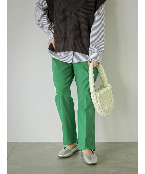 Lugnoncure（ルノンキュール）の「【選べる3サイズ】ストレッチテーパードパンツ（その他パンツ・レディース・ブラック/グリーン/ブルー/ベージュ/モカ・S/M/L）」の6枚目の写真