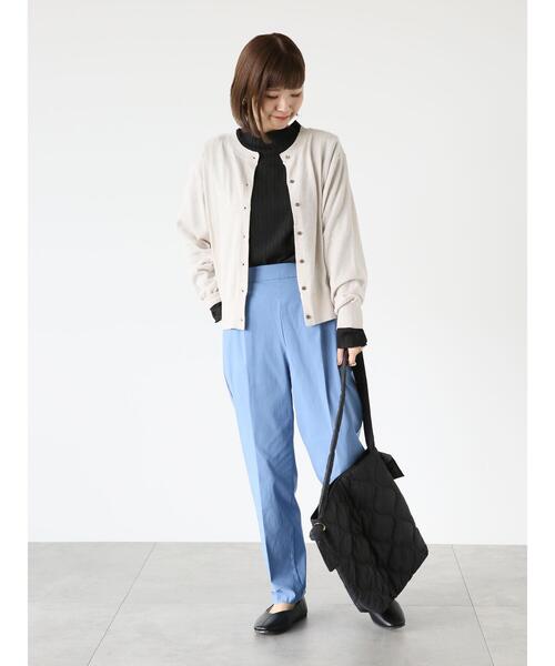 Lugnoncure（ルノンキュール）の「【選べる3サイズ】ストレッチテーパードパンツ（その他パンツ・レディース・ブラック/グリーン/ブルー/ベージュ/モカ・S/M/L）」の8枚目の写真