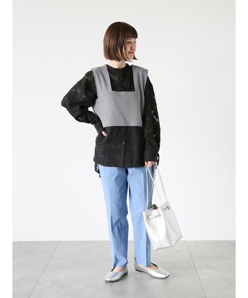 Lugnoncure（ルノンキュール）の「【選べる3サイズ】ストレッチテーパードパンツ（その他パンツ・レディース・ブラック/グリーン/ブルー/ベージュ/モカ・S/M/L）」の9枚目の写真