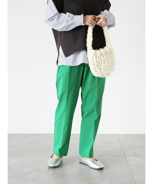 Lugnoncure（ルノンキュール）の「【選べる3サイズ】ストレッチテーパードパンツ（その他パンツ・レディース・ブラック/グリーン/ブルー/ベージュ/モカ・S/M/L）」の14枚目の写真