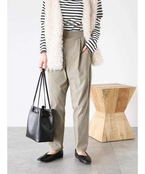 Lugnoncure（ルノンキュール）の「【選べる3サイズ】ストレッチテーパードパンツ（その他パンツ・レディース・ブラック/グリーン/ブルー/ベージュ/モカ・S/M/L）」の17枚目の写真