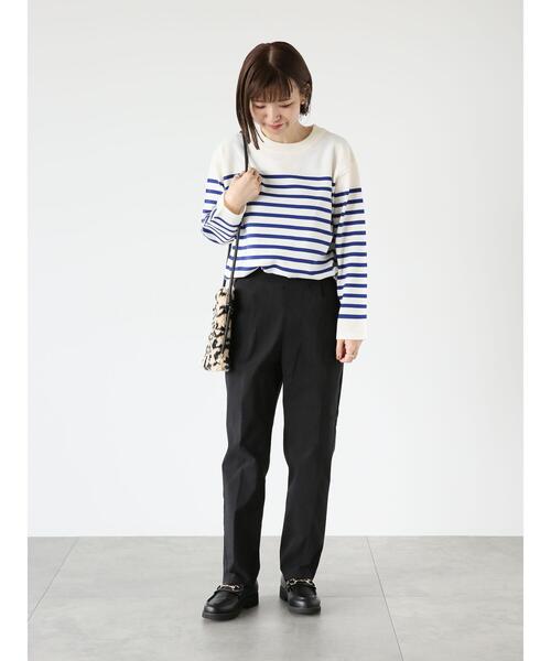 Lugnoncure（ルノンキュール）の「【選べる3サイズ】ストレッチテーパードパンツ（その他パンツ・レディース・ブラック/グリーン/ブルー/ベージュ/モカ・S/M/L）」の20枚目の写真