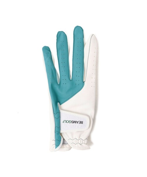 BEAMS GOLF（ビームスゴルフ）の「〈UNISEX〉 BEAMS GOLF / エンボスロゴ バイカラー グローブ（左手用）（ゴルフグッズ・メンズ・ロイヤルブルー/ネイビー/ピンク・XS/M/S/L）」の2枚目の写真