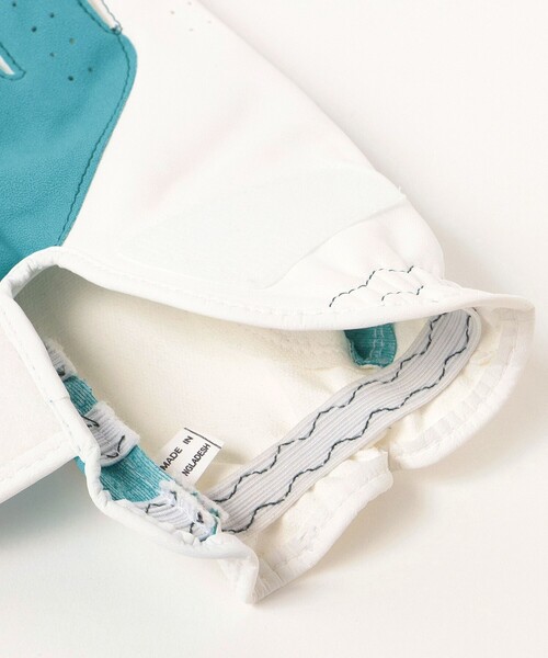 BEAMS GOLF（ビームスゴルフ）の「〈UNISEX〉 BEAMS GOLF / エンボスロゴ バイカラー グローブ（左手用）（ゴルフグッズ・メンズ・ロイヤルブルー/ネイビー/ピンク・XS/M/S/L）」の5枚目の写真