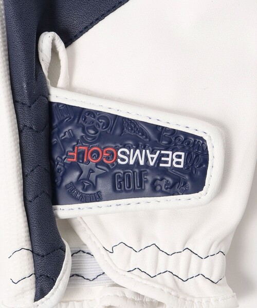 BEAMS GOLF（ビームスゴルフ）の「〈UNISEX〉 BEAMS GOLF / エンボスロゴ バイカラー グローブ（左手用）（ゴルフグッズ・メンズ・ロイヤルブルー/ネイビー/ピンク・XS/M/S/L）」の9枚目の写真
