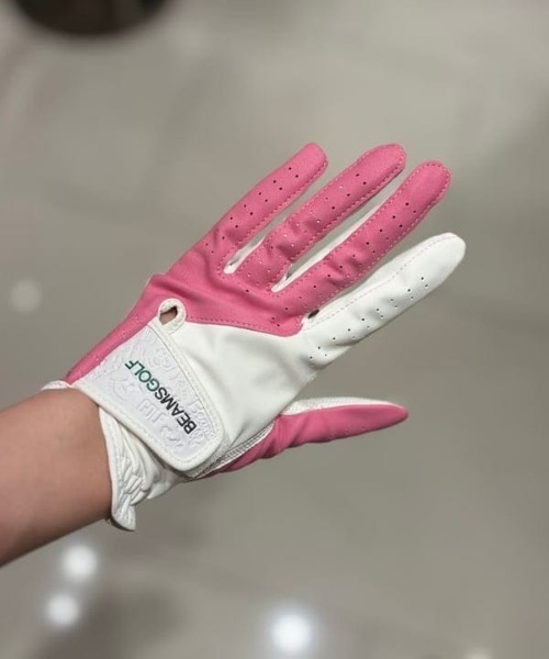BEAMS GOLF（ビームスゴルフ）の「〈UNISEX〉 BEAMS GOLF / エンボスロゴ バイカラー グローブ（左手用）（ゴルフグッズ・メンズ・ロイヤルブルー/ネイビー/ピンク・XS/M/S/L）」の14枚目の写真