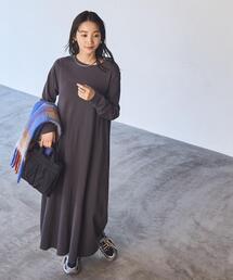 coen | CVC天竺フレアワンピース(ワンピース)