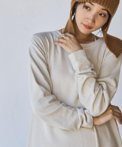 coen（コーエン）の「CVC天竺フレアワンピース（ワンピース・レディース・ダークグレー/ブラウン/ナチュラル・M/L）」の16枚目の写真